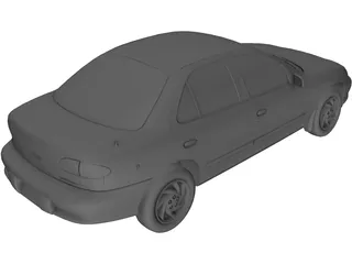 Chevrolet Cavalier Sedan (1998) 3D Model