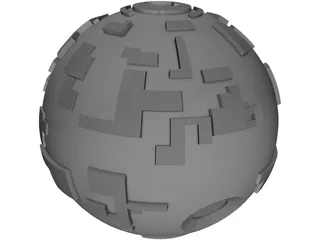 Borg Sphere 3D Model