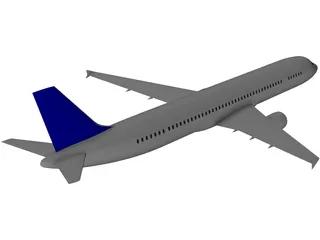 Airbus A321 3D Model