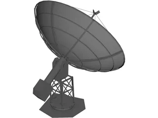 Satellite Dish 3D Model