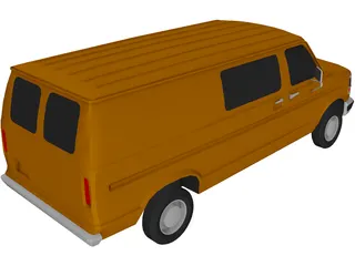 Dodge Van 3D Model