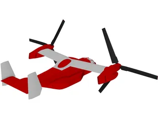 Bell-Boeing V-22 Osprey 3D Model