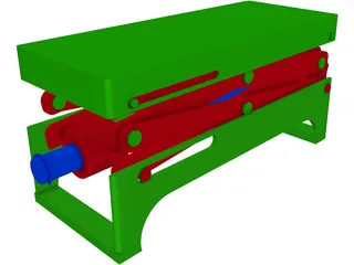 Lab Scissor Jack 3D Model