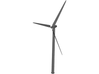 Wind Turbine 3D Model