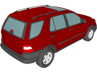 Mercedes-Benz ML 320 (1998) 3D Model