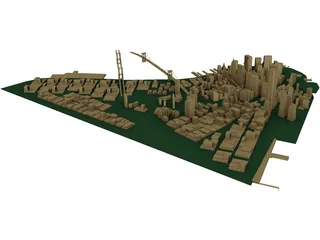 City Manhattan 3D Model