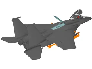 F-15E Strike Eagle 3D Model