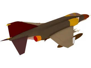 F-4E Phantom 3D Model