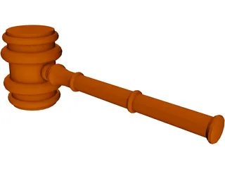 Gavel 3D Model