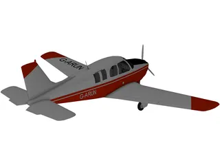 Raytheon A-36 Bonanza 3D Model