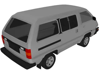 Toyota Van (1987) 3D Model