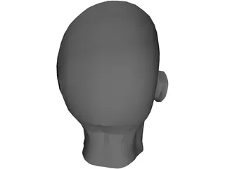 Head Female 3D Model