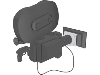 Movie Camera 3D Model