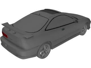 Honda [Acura] Integra Coupe (1998) 3D Model