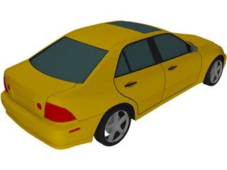 Lexus IS300 (2001) 3D Model