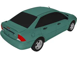 Ford Focus Sedan (2000) 3D Model