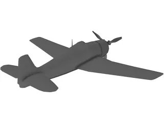 F6F Hellcat 3D Model