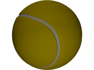 Tennis Ball 3D Model