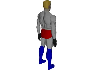 Superhero 3D Model