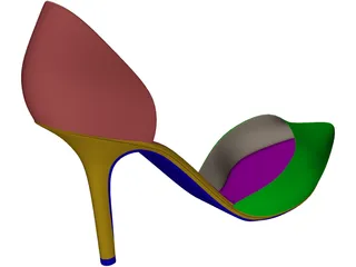 Woman Shoe 3D Model