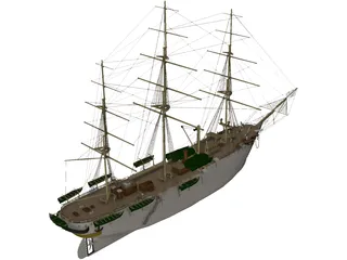 Americo Vespuccio 3D Model