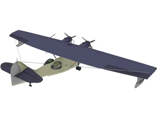 Consolidated PBY-5 Catalina 3D Model