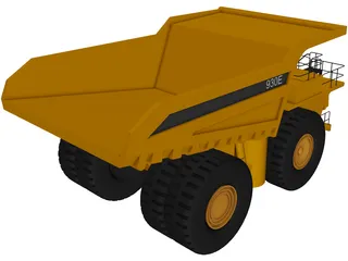 Komatsu 930E 3D Model