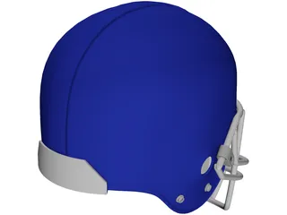 Football Helmet 3D Model