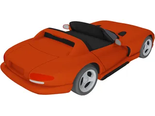 Dodge Viper (1993) 3D Model