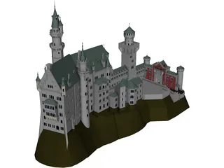 Neuschwanstein 3D Model