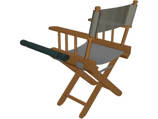 Chair Director 3D Model