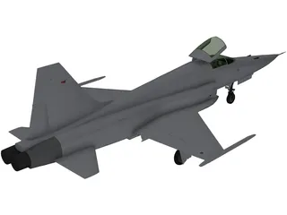 Northrop F-5E Tiger 3D Model