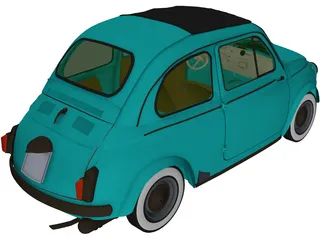 Fiat 500 (1958) 3D Model