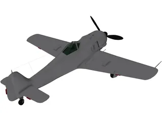 Focke-Wulf Fw 190 A 3D Model