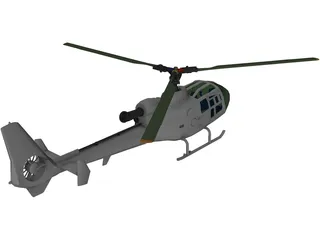 Eurocopter Gazelle 3D Model