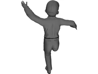 Boy Dancing 3D Model