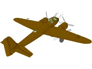 Junkers Ju 88G-1 3D Model