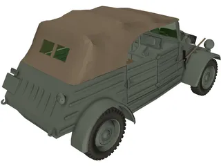 Kubelwagen 3D Model