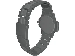 Racer Diver Watch 3D Model