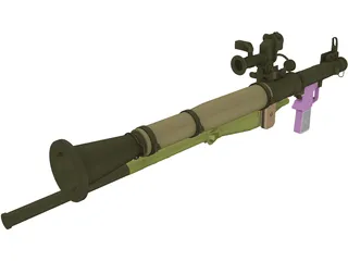 RPG7 3D Model