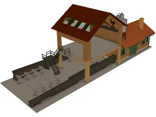 Sawmill 3D Model