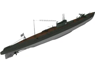 Submarine First Class 3D Model