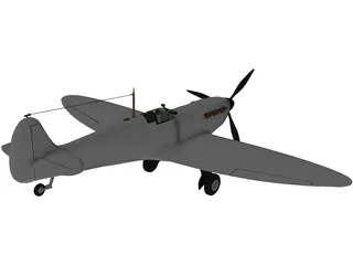 Supermarine Spitfire MK IA 3D Model