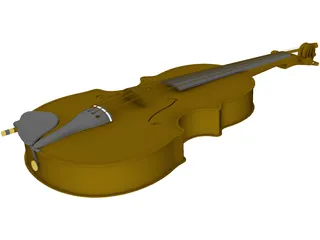 Violin 3D Model