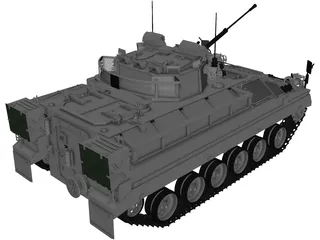 Warrior MCV 3D Model