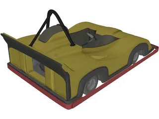 Go Kart 3D Model