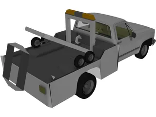 Tow Truck 3D Model