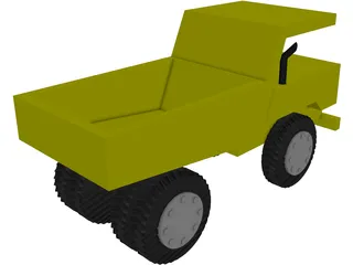 Mining Dump Truck 3D Model