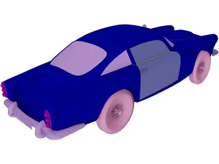 Aston Martin DB4 (1958) 3D Model