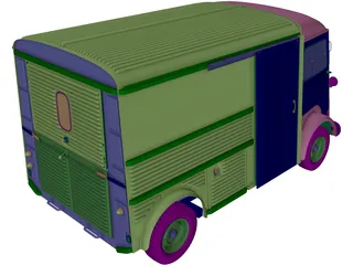 Citroen Le Type H 3D Model